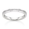 Thumbnail Image 1 of J'Lure Baguette & Round-Cut Lab-Grown Diamond Wedding Band 1/3 ct tw 18K White Gold