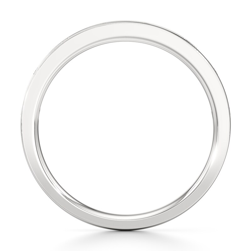 Main Image 2 of J'Lure Baguette & Round-Cut Lab-Grown Diamond Wedding Band 1/3 ct tw 18K White Gold
