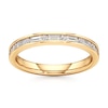 Thumbnail Image 1 of J'Lure Baguette & Round-Cut Lab-Grown Diamond Wedding Band 3/8 ct tw 18K Yellow Gold