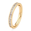 Thumbnail Image 4 of J'Lure Baguette & Round-Cut Lab-Grown Diamond Wedding Band 3/8 ct tw 18K Yellow Gold