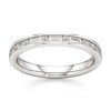 Thumbnail Image 1 of J'Lure Baguette & Round-Cut Lab-Grown Diamond Wedding Band 3/8 ct tw 18K White Gold