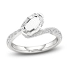 Thumbnail Image 1 of J'Lure Oval Portrait-Cut Lab-Grown Diamond Engagement Ring 1-3/8 ct tw 18K White Gold