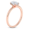 Thumbnail Image 2 of Oval-Cut Diamond Solitaire Engagement Ring 1 ct tw 14K Rose Gold (I2/I)