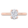 Thumbnail Image 3 of Oval-Cut Diamond Solitaire Engagement Ring 1 ct tw 14K Rose Gold (I2/I)