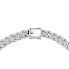 Thumbnail Image 2 of Men's Diamond Pavé Curb Chain Necklace 1-1/2 ct tw Sterling Silver 24"