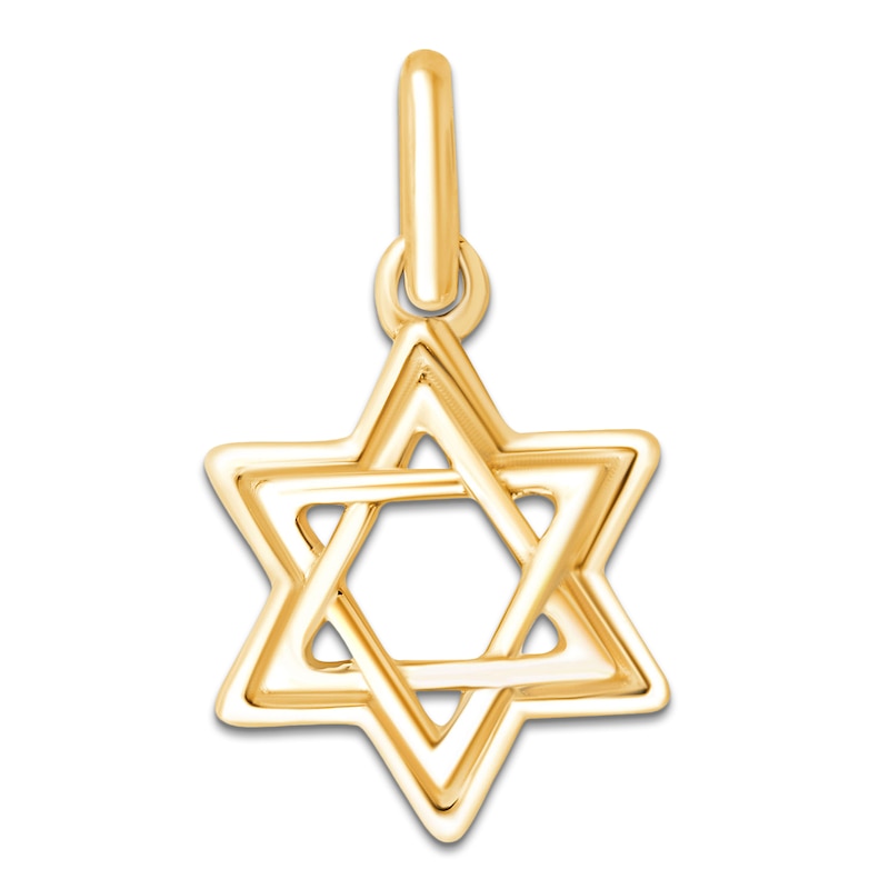 Main Image 1 of Children's Star of David Charm 14K Yellow Gold