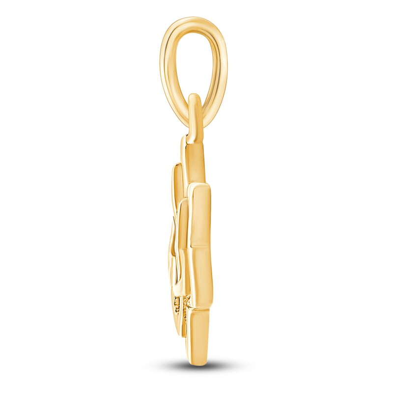 Main Image 2 of Children's Star of David Charm 14K Yellow Gold