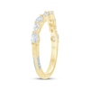 Thumbnail Image 2 of Pnina Tornai Oval-Cut & Pear-Shaped Lab-Grown Diamond Contour Anniversary Ring 1/2 ct tw 14K Yellow Gold