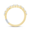 Thumbnail Image 3 of Pnina Tornai Oval-Cut & Pear-Shaped Lab-Grown Diamond Contour Anniversary Ring 1/2 ct tw 14K Yellow Gold