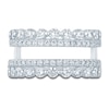 Thumbnail Image 3 of Lab-Grown Diamond Double-Row Enhancer Ring 1-1/2 ct tw 14K White Gold