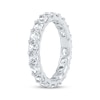 Thumbnail Image 2 of Cushion-Cut Lab-Grown Diamond Eternity Band 3-1/4 - 4 ct tw 14K White Gold