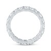 Thumbnail Image 3 of Cushion-Cut Lab-Grown Diamond Eternity Band 3-1/4 - 4 ct tw 14K White Gold