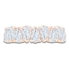 Thumbnail Image 3 of Pear-Shaped Lab-Grown Diamond Alternating Anniversary Ring 2 ct tw 14K Rose Gold