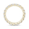 Thumbnail Image 3 of Princess-Cut Lab-Grown Diamond Eternity Band 3-3/8 - 4-1/3 ct tw 14K Yellow Gold
