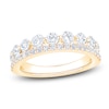 Thumbnail Image 1 of Certified Diamond Two-Row Anniversary Ring 1-1/4 ct tw 14K Yellow Gold