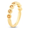 Thumbnail Image 2 of Bezel-Set Natural Citrine 2.5mm Stackable Ring 14K Yellow Gold