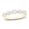 Thumbnail Image 1 of Oval-Cut Lab-Grown Diamond Five-Stone Anniversary Ring 1 ct tw 14K Yellow Gold