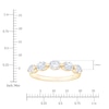 Thumbnail Image 4 of Oval-Cut Lab-Grown Diamond Five-Stone Anniversary Ring 1 ct tw 14K Yellow Gold