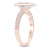 Thumbnail Image 2 of Marquise-Cut Lab-Grown Diamond Bezel-Set Engagement Ring 2-1/2 ct tw 14K Rose Gold