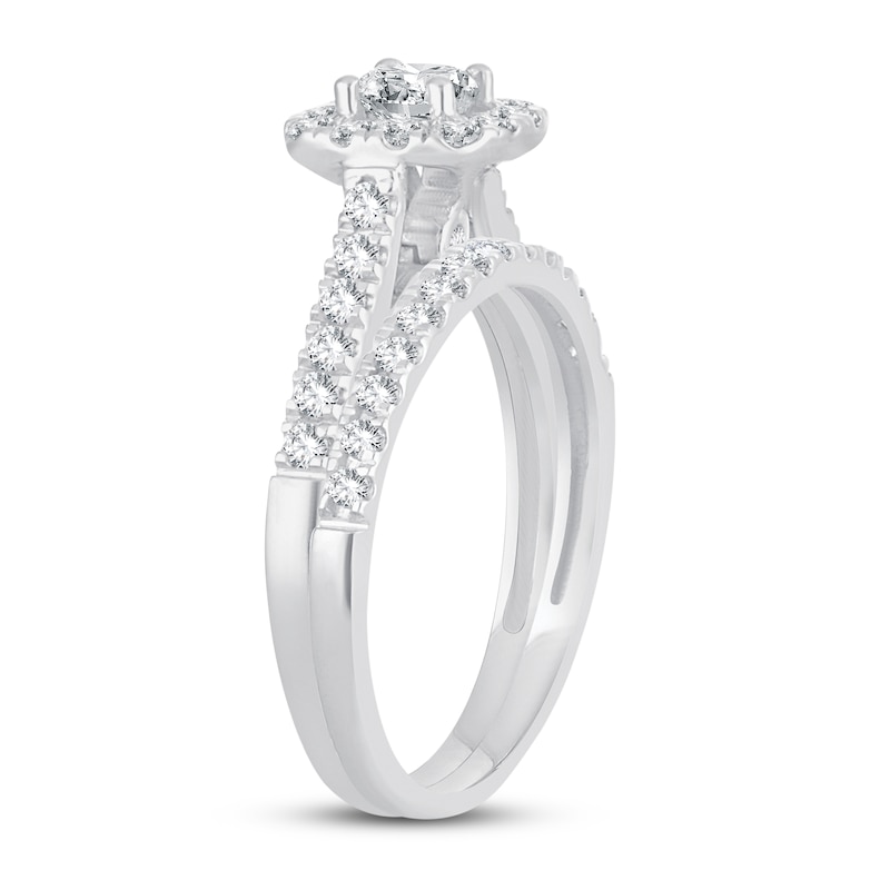 Main Image 2 of Diamond Bridal Set 1 ct tw Round 14K White Gold