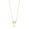 Thumbnail Image 2 of Dragonfly Necklace 14K Yellow Gold 18"