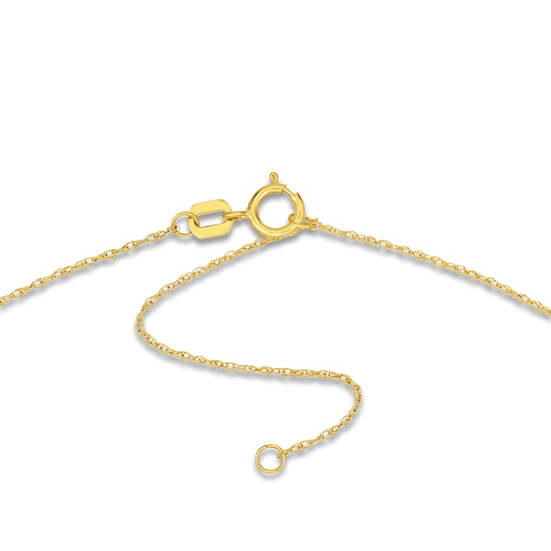 Main Image 4 of Dragonfly Necklace 14K Yellow Gold 18"