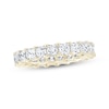 Thumbnail Image 1 of Princess-Cut Lab-Grown Diamond Eternity Band 3-3/8 to 4-1/3 ct tw 14K Yellow Gold