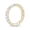 Thumbnail Image 2 of Princess-Cut Lab-Grown Diamond Eternity Band 3-3/8 to 4-1/3 ct tw 14K Yellow Gold