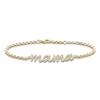 Thumbnail Image 1 of Jared Signature Diamond "Mama" Bracelet 1/3 ct tw 10K Yellow Gold 7"