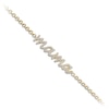 Thumbnail Image 3 of Jared Signature Diamond "Mama" Bracelet 1/3 ct tw 10K Yellow Gold 7"