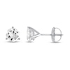 Thumbnail Image 1 of Certified Diamond Solitaire Earrings 1 ct tw 18K Round White Gold (SI2/I)