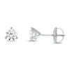 Thumbnail Image 1 of Certified Diamond Solitaire Earrings 1/2 ct tw Round 18K White Gold (SI2/I)