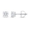 Thumbnail Image 1 of Lab-Created Diamond Solitaire Earrings 3/4 ct tw Round 14K White Gold (SI2/F)