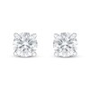 Thumbnail Image 2 of Lab-Created Diamond Solitaire Earrings 3/4 ct tw Round 14K White Gold (SI2/F)