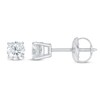Thumbnail Image 1 of Lab-Created Diamond Solitaire Earrings 1/2 ct tw Round 14K White Gold (SI2/F)