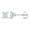Thumbnail Image 1 of Diamond Solitaire Earrings 1-1/2 ct tw Princess 18K White Gold (SI2/I)