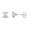 Thumbnail Image 0 of Diamond Solitaire Earrings 2 ct tw Princess 18K White Gold (SI2/I)