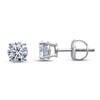 Thumbnail Image 1 of Diamond Solitaire Earrings 1-1/4 ct tw Round 14K White Gold (I1/I)