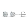 Thumbnail Image 1 of Certified Diamond Solitaire Earrings 1/3 ct tw Round 14K White Gold (I1/I)