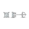 Thumbnail Image 0 of Certified Diamond Solitaire Earrings 1/3 ct tw Princess 14K White Gold (I1/I)