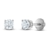 Thumbnail Image 1 of Certified Diamond Solitaire Earrings 1 ct tw Round 14K White Gold (I1/I)
