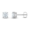 Thumbnail Image 0 of Certified Diamond Solitaire Earrings 2 ct tw Round 14K White Gold (I1/I)