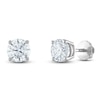 Thumbnail Image 1 of Certified Diamond Solitaire Earrings 2 ct tw Round 14K White Gold (I1/I)