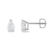 Thumbnail Image 0 of Certified Diamond Solitaire Earrings 3/4 ct tw Pear-shaped 18K White Gold (SI2/I)