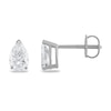 Thumbnail Image 0 of Certified Diamond Solitaire Earrings 1 ct tw Pear-shaped 18K White Gold (SI2/I)