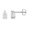 Thumbnail Image 1 of Certified Diamond Solitaire Earrings 1 ct tw Pear-shaped 18K White Gold (SI2/I)
