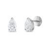 Thumbnail Image 1 of Certified Diamond Solitaire Earrings 1 ct tw Pear-shaped 18K White Gold (SI2/I)