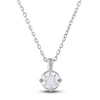 Thumbnail Image 1 of Diamond Solitaire Necklace 1/4 ct tw Round 14K White Gold (I2/I)