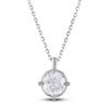 Thumbnail Image 0 of Diamond Solitaire Necklace 1 ct tw Round 14K White Gold (I2/I)