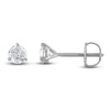 Thumbnail Image 0 of Certified Diamond Solitaire Earrings 1/4 ct tw Round 18K White Gold (SI2/I)